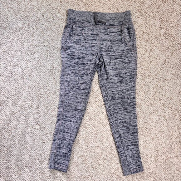 Athleta Girl Jogger Pants Size Small S/7 Heather Gray Athleisure Cozy - Picture 2 of 6